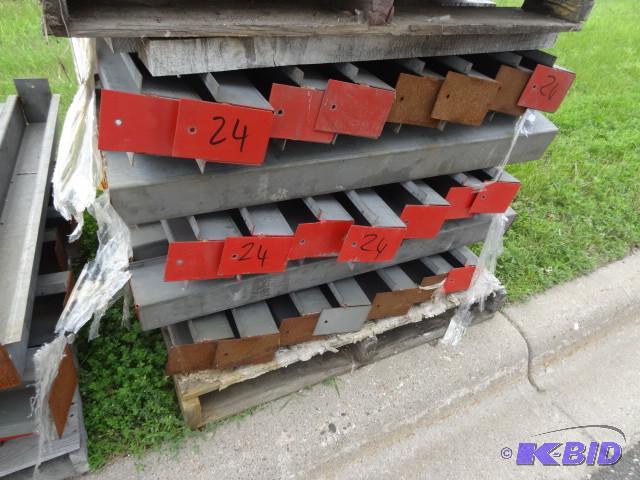37 pallet rack material holders. Designed to ...