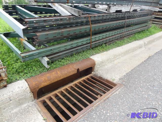 144 x 36 pallet rack upright. Qty 7...