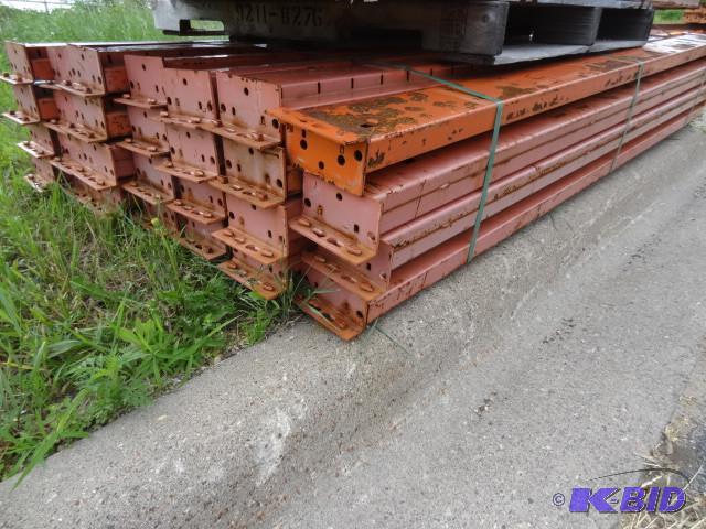 84 x 5 pallet rack beams. Qty 28. Interlake...