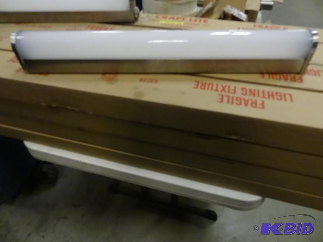 2 outdoor fluorescent lights. Stainless. 23&q...