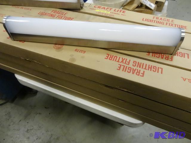 2 outdoor fluorescent lights. Stainless. 23&q...