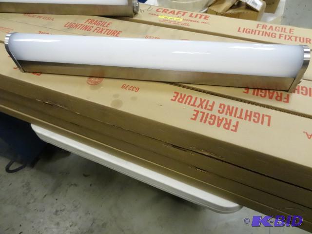 2 outdoor fluorescent lights. Stainless. 23&q...