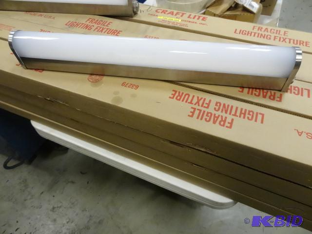 2 outdoor fluorescent lights. Stainless. 23&q...