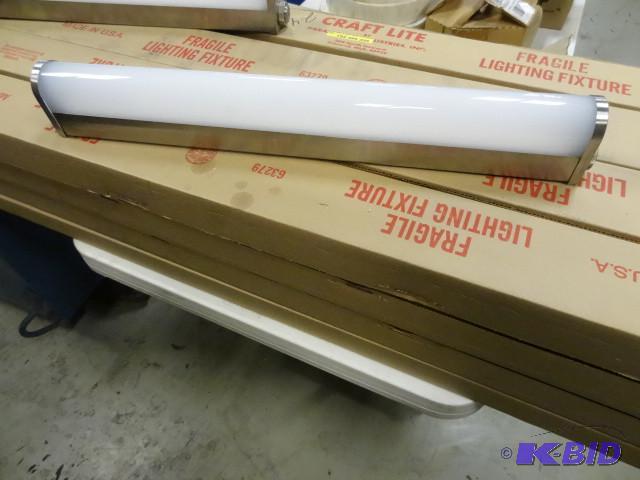 2 outdoor fluorescent lights. Stainless. 23&q...