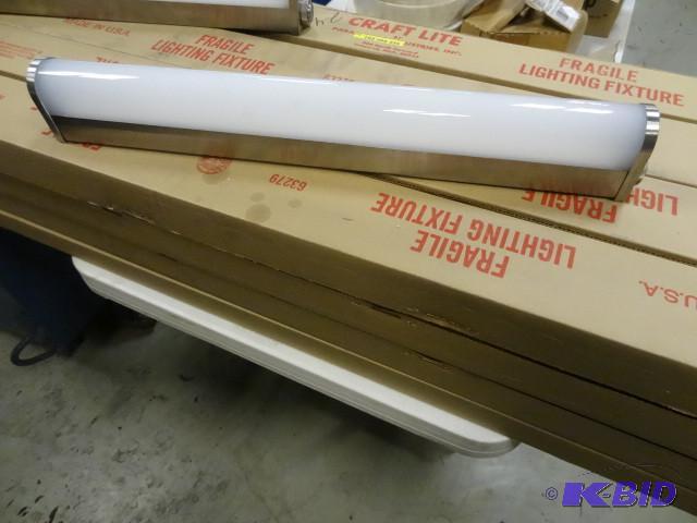 2 outdoor fluorescent lights. Stainless. 23&q...