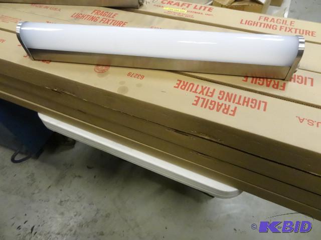 2 outdoor fluorescent lights. Stainless. 23&q...