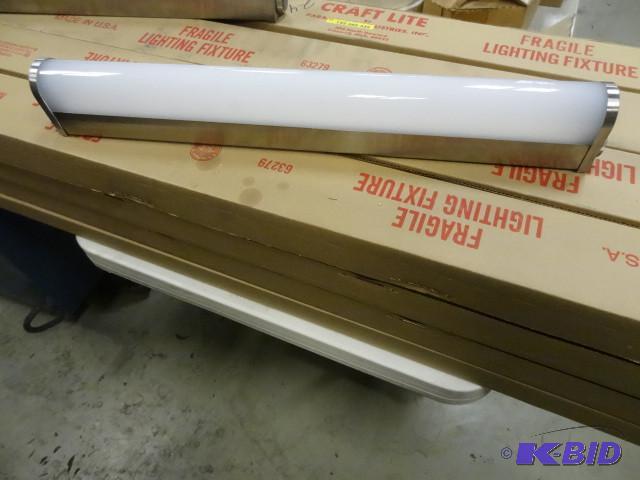 2 outdoor fluorescent lights. Stainless. 23&q...