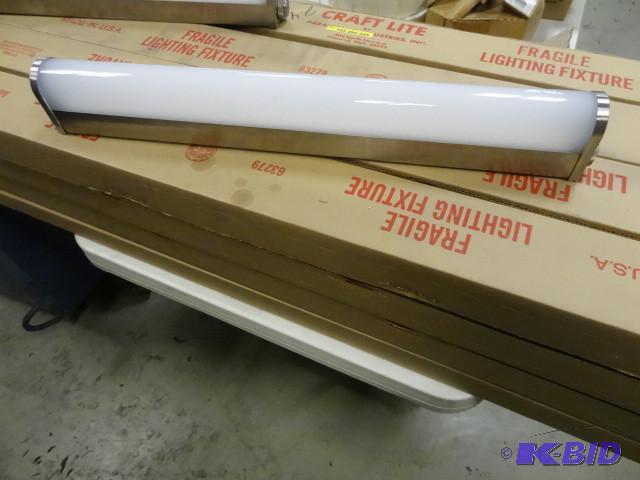 2 outdoor fluorescent lights. Stainless. 23&q...