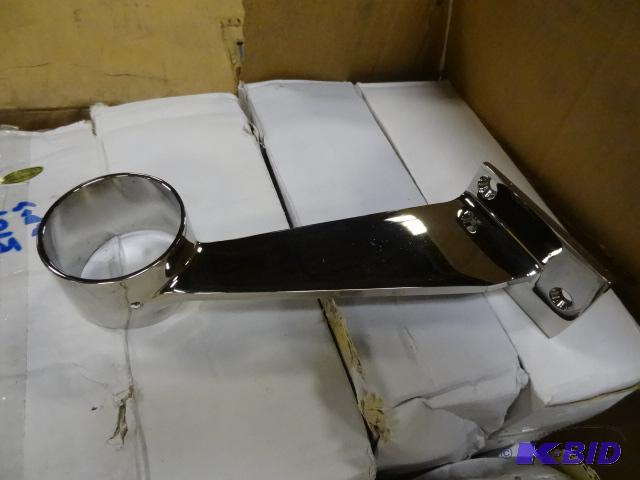 11 sets of stainless foot rail holders...
