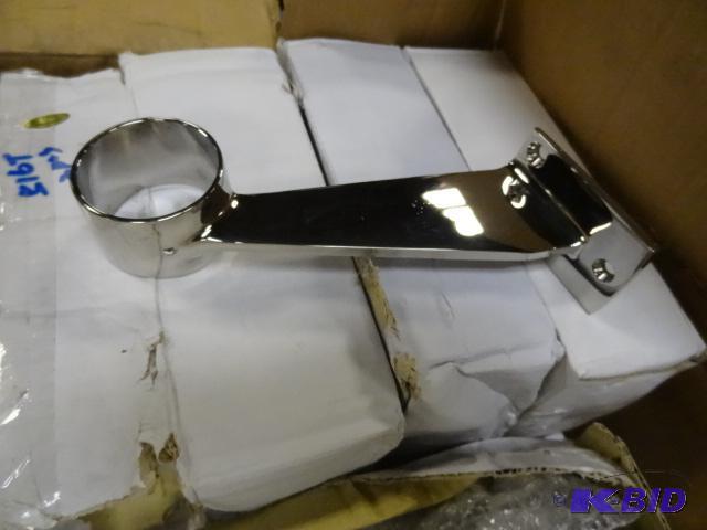 7 sets of stainless foot rail holders...