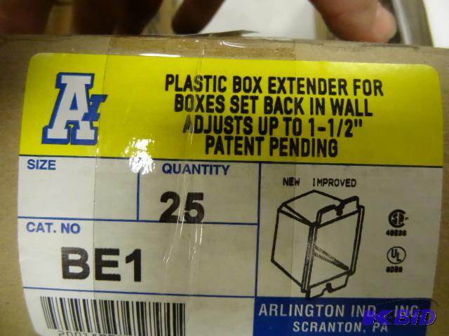 Plastic box extende for boxes set back in wal...