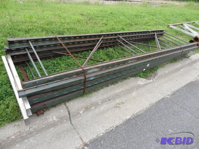 144 x 36 pallet rack uprights. Qty 4....
