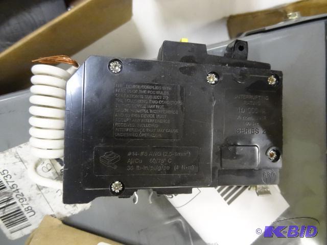 Square D 15 Amp GFI breakers. Qty 5...