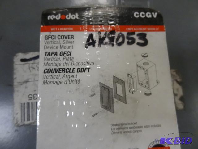 2 Red Dot CCGV GFCI covers...