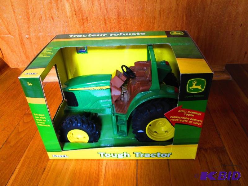 lot 3 image: Ertl John Deere tough tractor, sandbox tough ...