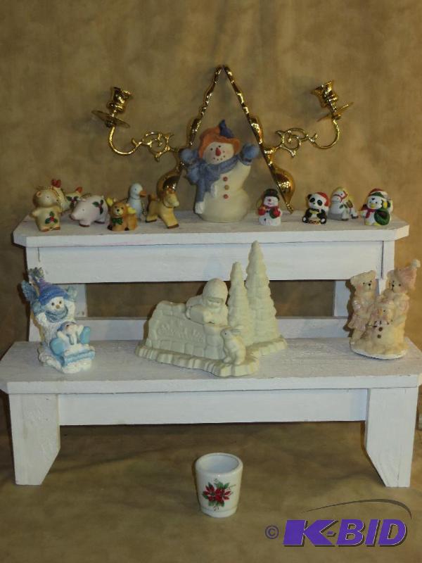 lot 117 image: Department 56 Snowbabies, Ornaments, Figurines, Made in W. Germany Votive Holder and MORE