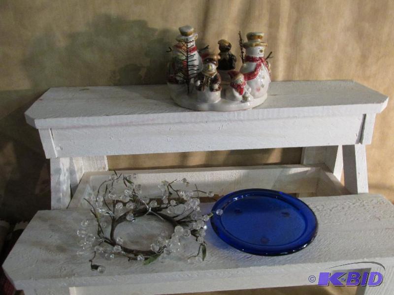 lot 159 image: Two Candle Holders and a Candle Ring