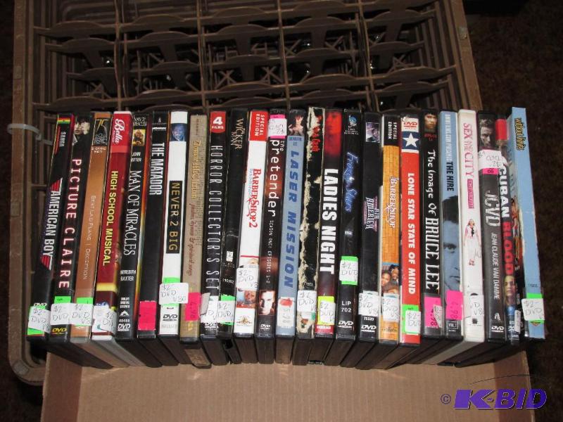 lot 237 image: 25 DVDs