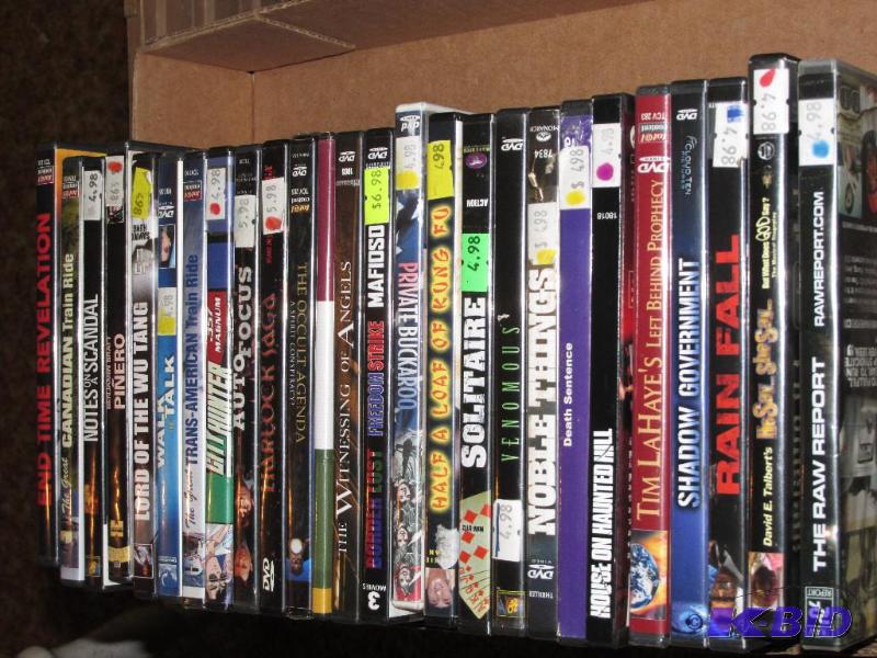 lot 243 image: 25 DVDs