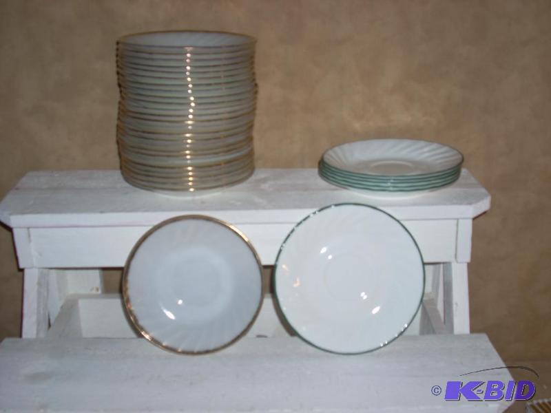 lot 277 image: Stacks of Saucers