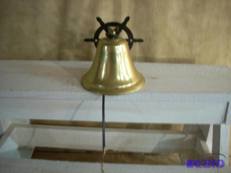 lot 292 image: Small Hanging Brass Ships Bell