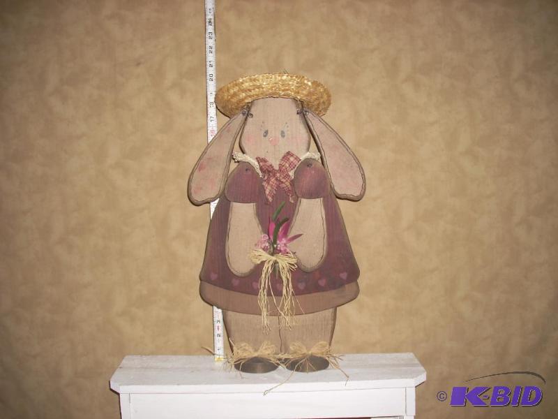 lot 295 image: Wooden Rabbit