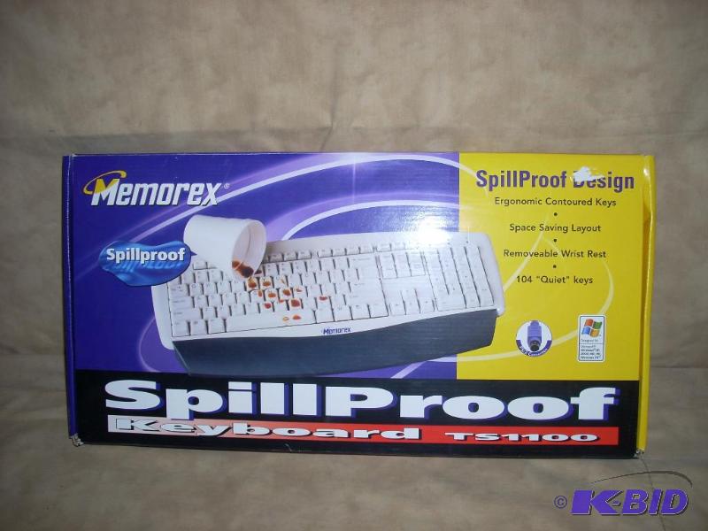 lot 297 image: Spill Proof Keyboard New in the Box