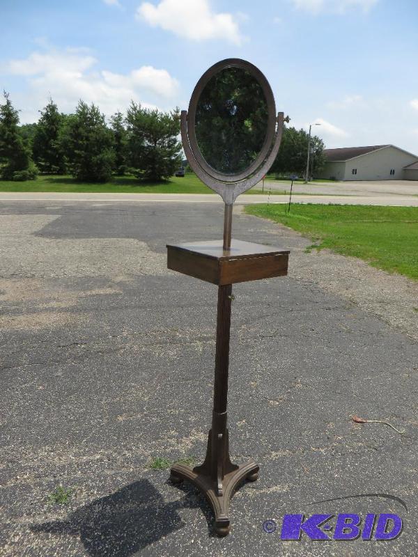 lot 3 image: ANTIQUE FURNITURE --- SHAVING STAND from the1860s