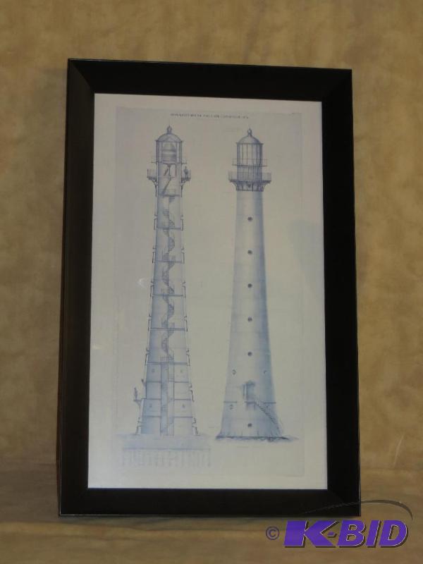 lot 6 image: AUTHENTIC - U.S. Coast Guard - Bureau of Lighthouses Drawing - NATIONAL ARCHIVES