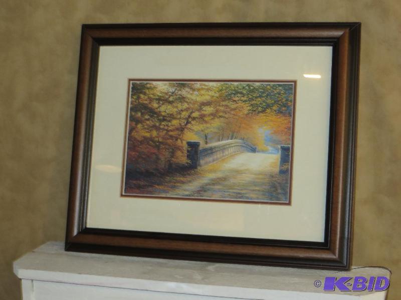 lot 82 image: Picture and a very nice frame.