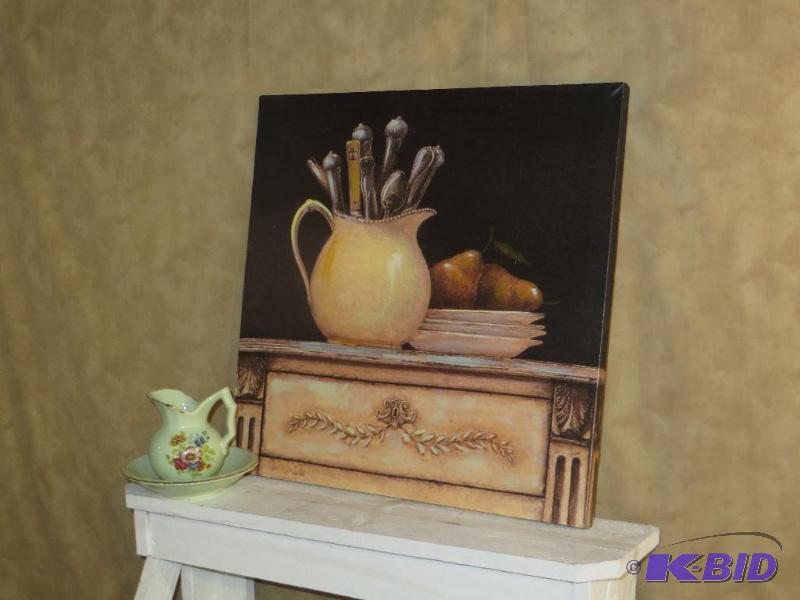 lot 84 image: Picture of Pitcher and Plates and a Pitcher and plate