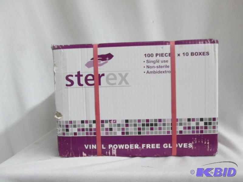 Sterex Vinyl Powder Free Gloves