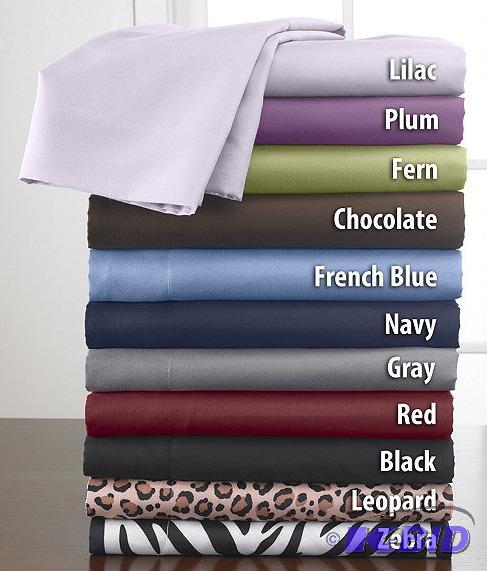 lot 33 image: MyHome Zebra Queen Sheet Set