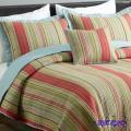 lot 52 image: MyHome Mesa Stripe 3pc Quilt Set