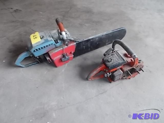 lot 23 image: (2) Homelite Chainsaws...