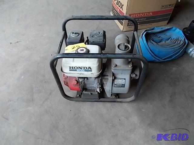 lot 25 image: Honda WP30X Water Pump, 5.5 Honda Gasoline En...