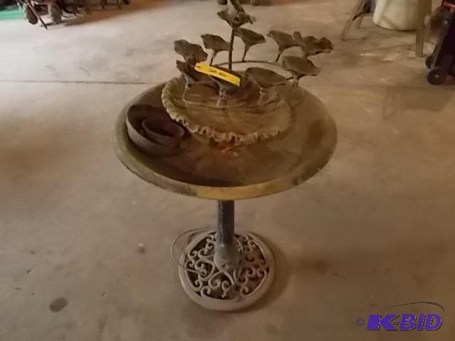 lot 26 image: Bird Bath with Waterfall...