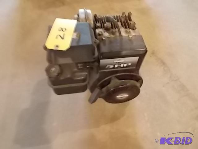 lot 28 image: Briggs & Stratton 5 hp. Engine, Worked Wh...
