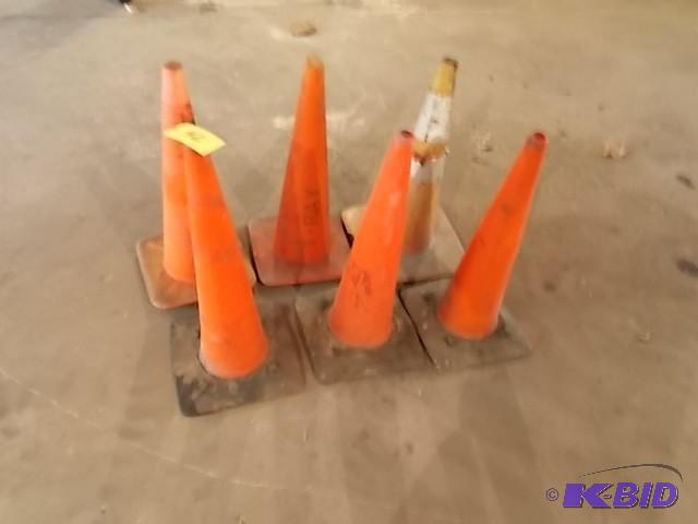 lot 42 image: (8) Safety Cones...