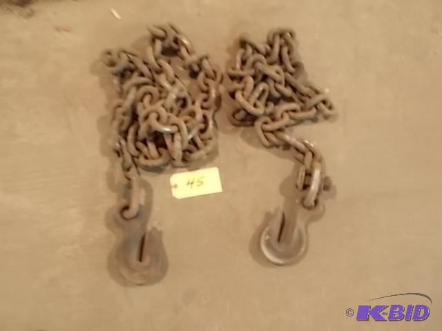lot 45 image: Log Chain, 58" x 6 & 10...