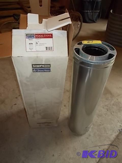 lot 61 image: Simpson 6" x 36" Dura Vent (Wood St...