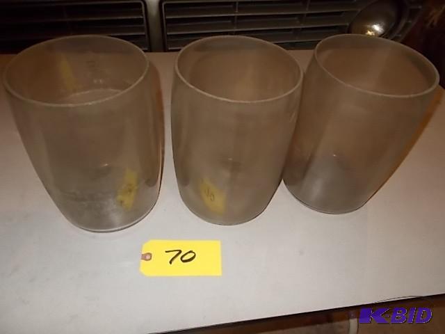 lot 70 image: (3) Corning Jars # 9BJ1...