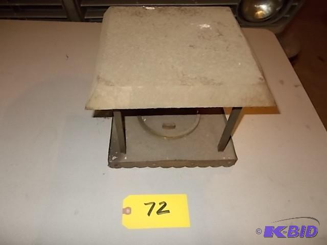 lot 72 image: Copper  Brass Bird Feeder...