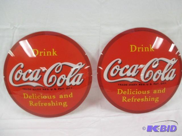 Coke advertising pump lens