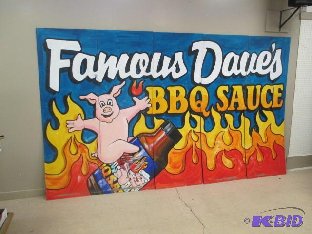 Famous daves collectible sign