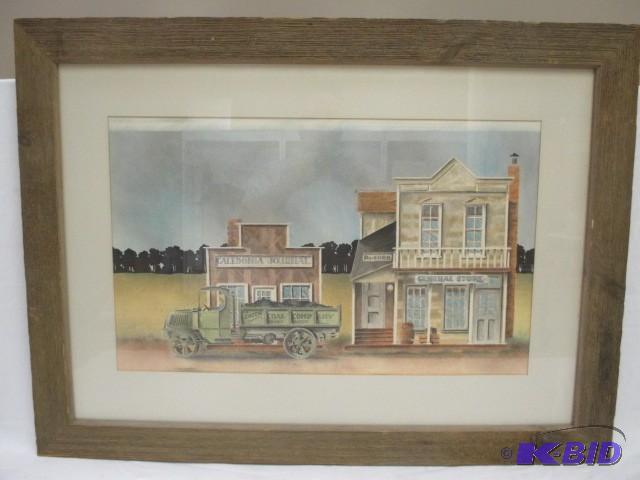 Framed Caledonia print