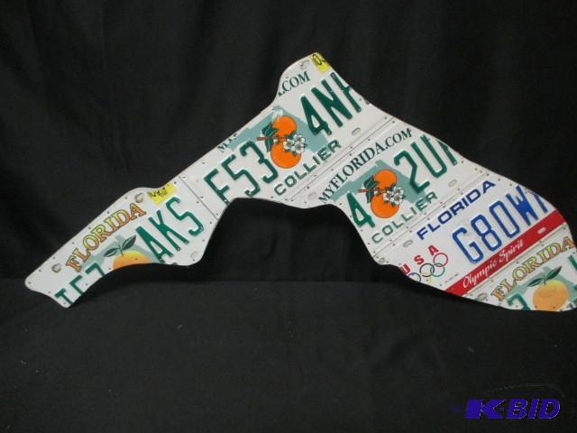Florida license  plate wall decore