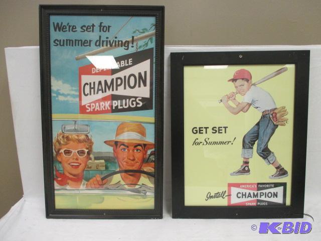 Champion spark plug advertising