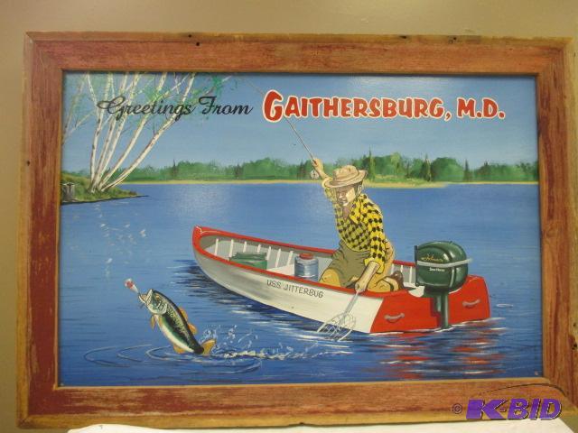 Fishing collectible advertising