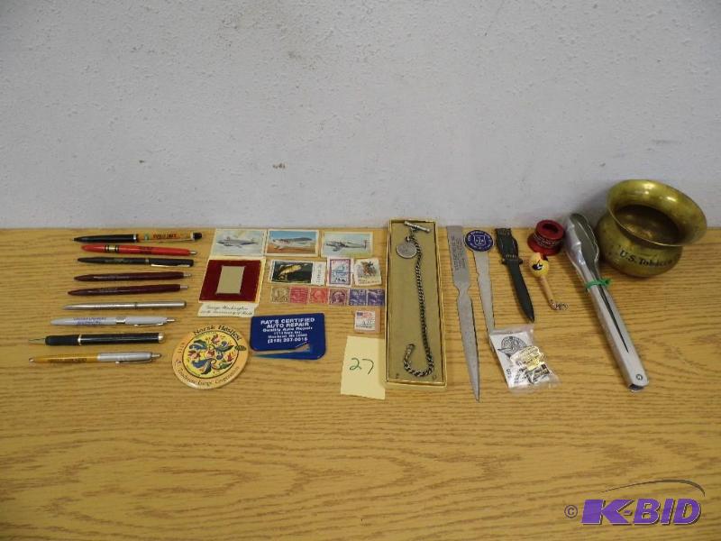 Pens, Stamps and Misc
